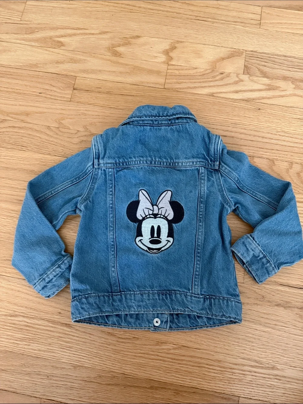 GAP Kids Denim Jacket with Minnie Patch - Blue